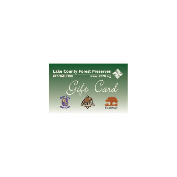 Golf Gift Card Lake County Forest Preserves