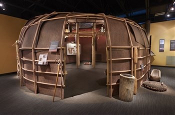 Wigwam in the Dunn Museum