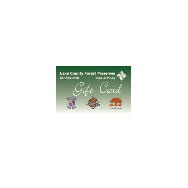 Golf Gift Card  Lake County Forest Preserves