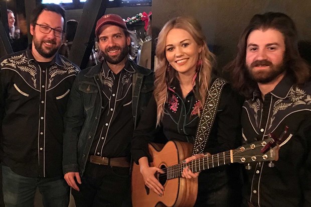 The Mackenzie O'Brien Band group photo.