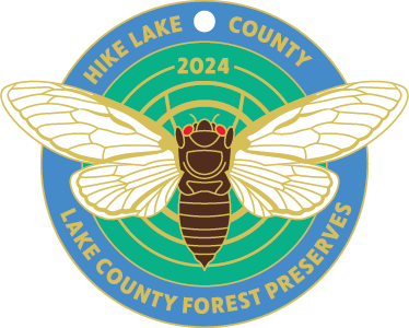 2024 Hike Lake County Zipper Pull