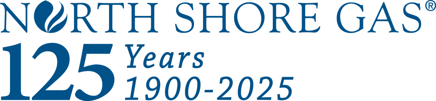 North Shore Gas 125 Years: 1900-2025 Logo