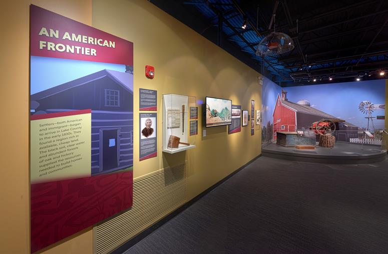 Dunn Museum exhibit on Forming Lake County